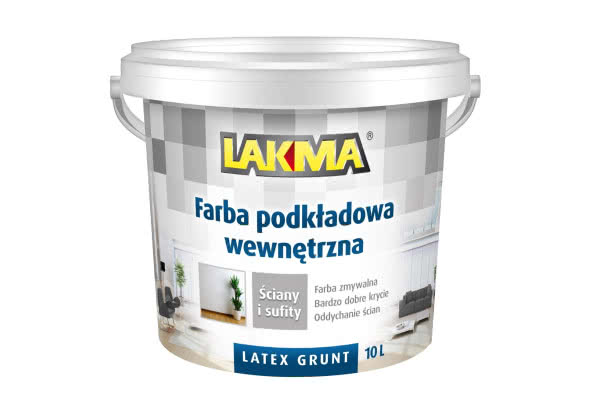 Farba podkładowa wewnętrzna LATEX GRUNT
