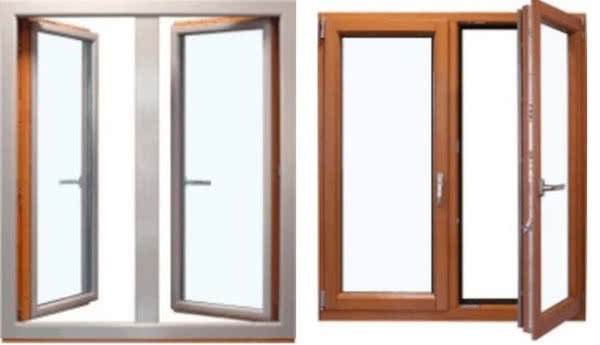 Okno drewniano-aluminiowe Elegancja 